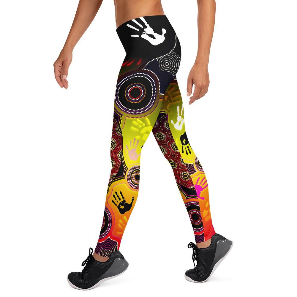 aboriginal-leggings-indigenous-circle-dot-painting-hand-art