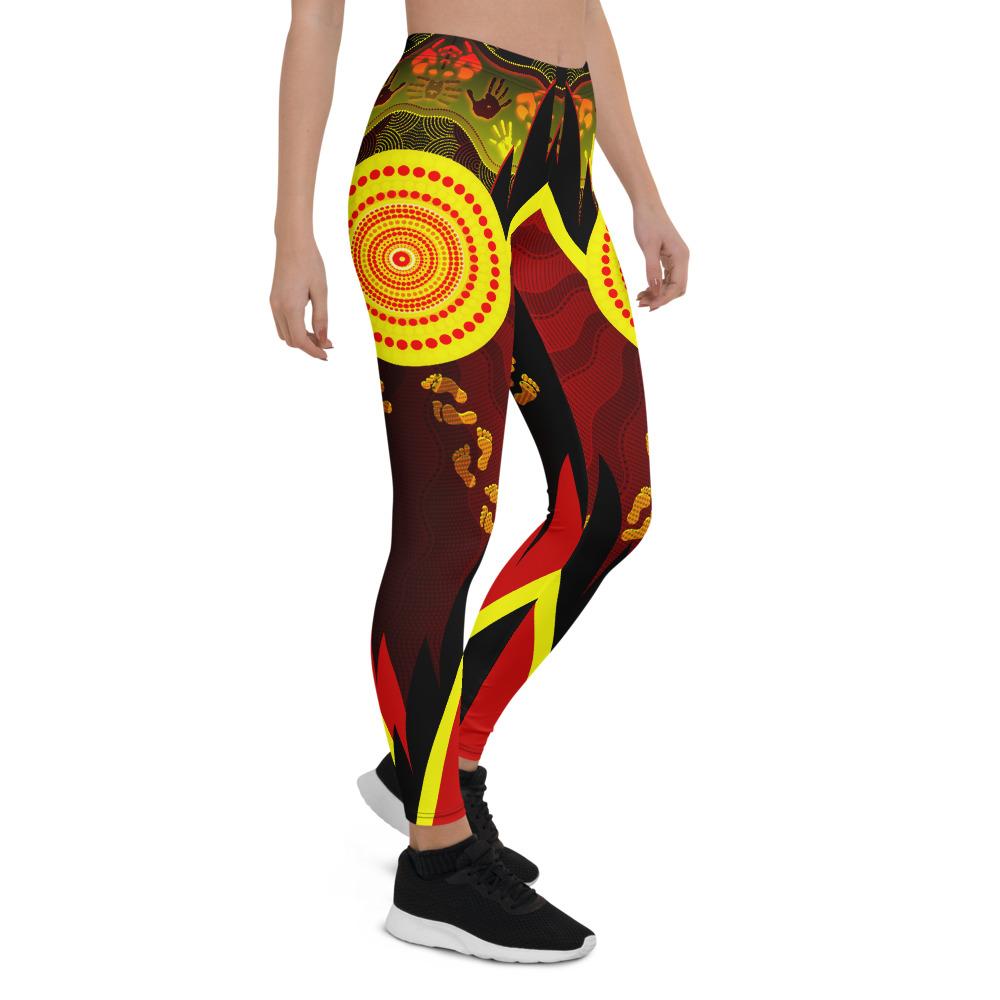 aboriginal-leggings-indigenous-flag-with-footprint-hand-art