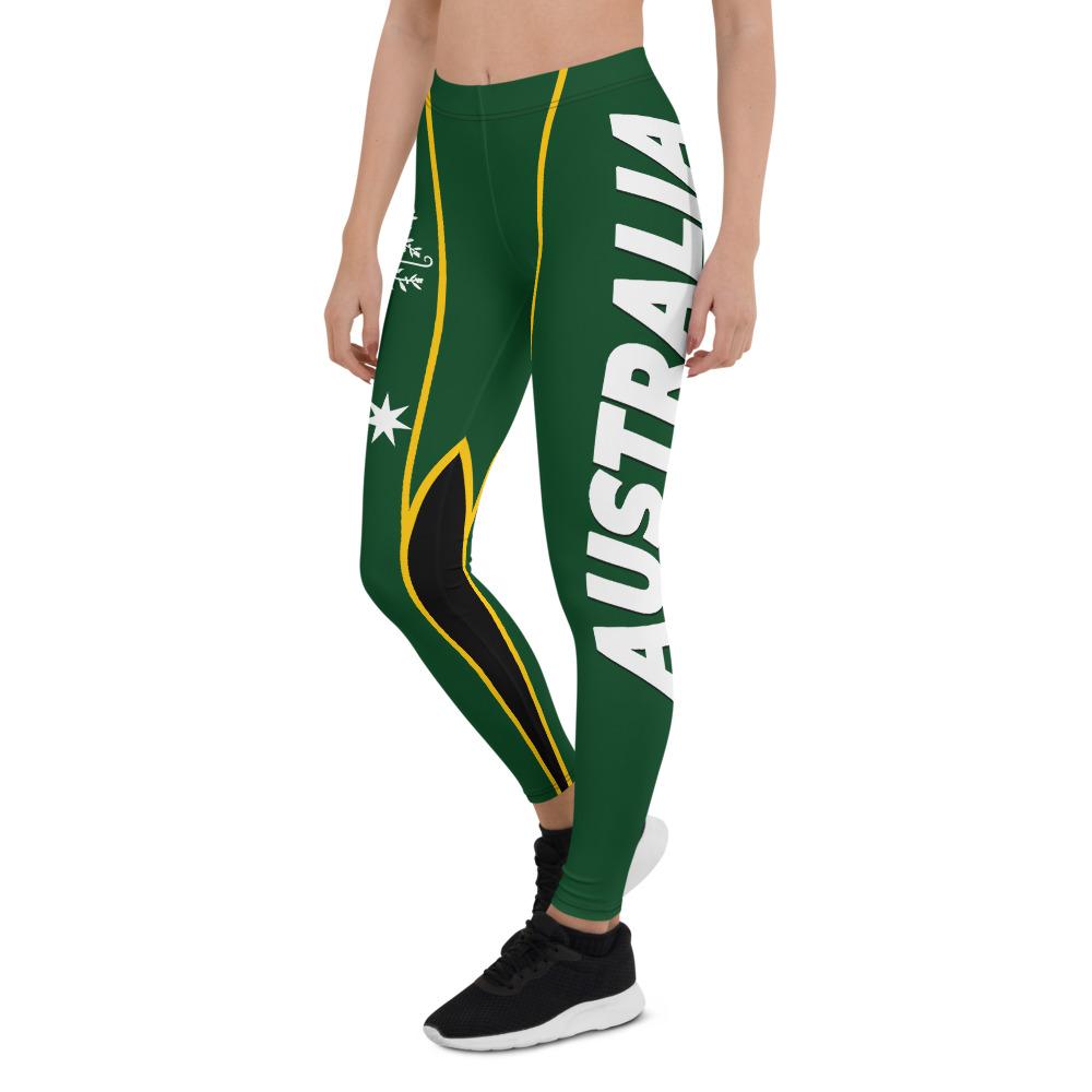 leggings-australian-coat-of-arms-green-tight-pants-women