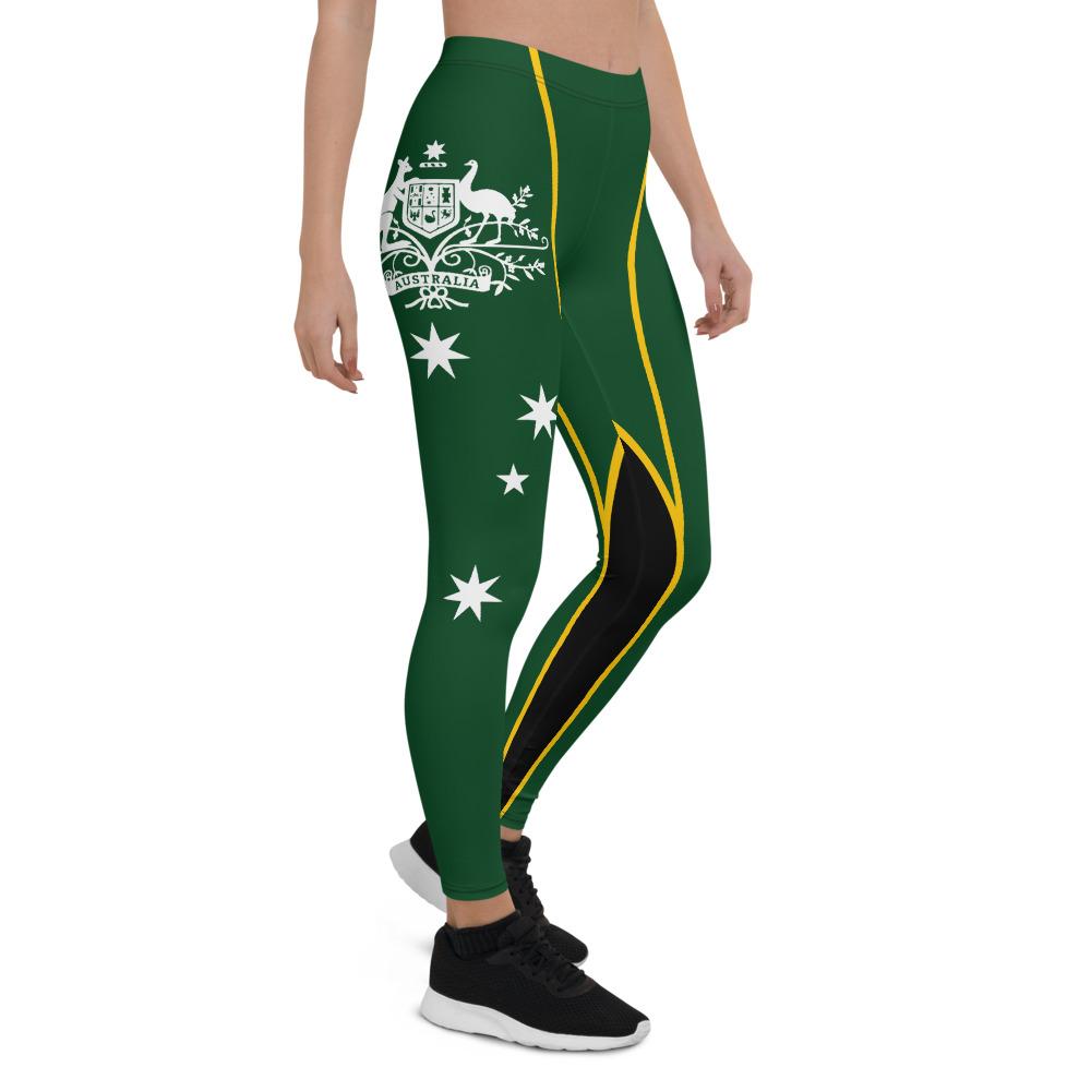 leggings-australian-coat-of-arms-green-tight-pants-women