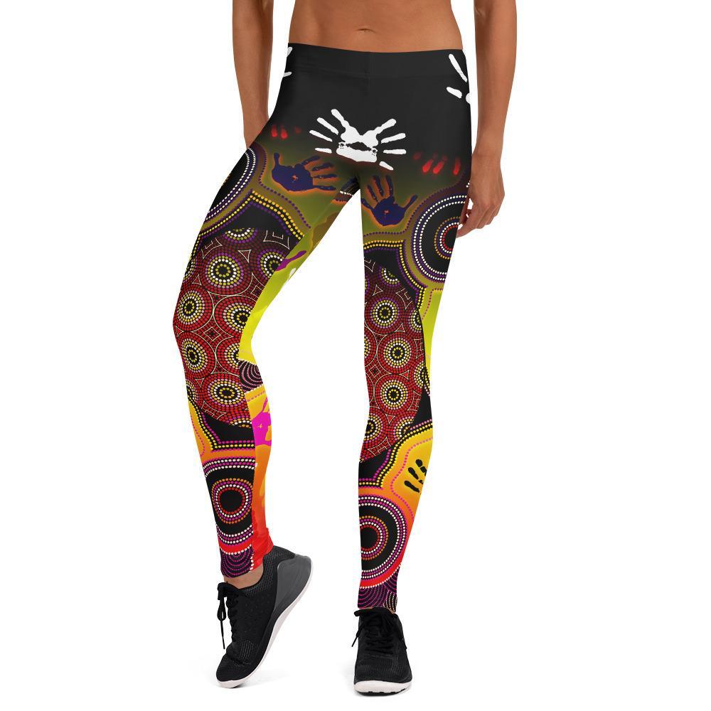 aboriginal-leggings-indigenous-circle-dot-painting-hand-art