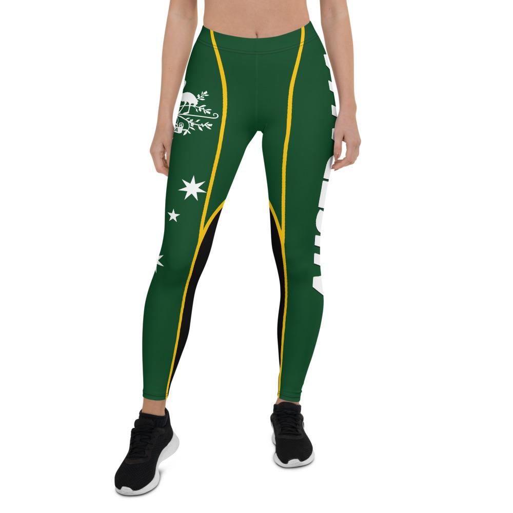 leggings-australian-coat-of-arms-green-tight-pants-women