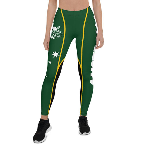 leggings-australian-coat-of-arms-green-tight-pants-women