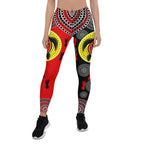 aboriginal-legging-turtle-footprint-circle-dot-painting