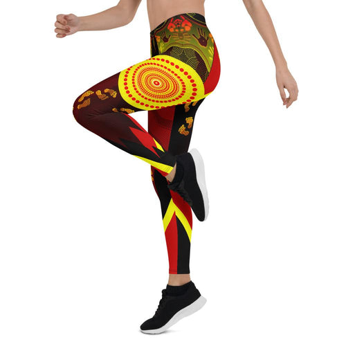 aboriginal-leggings-indigenous-flag-with-footprint-hand-art