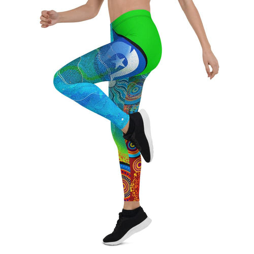 leggings-torres-strait-islanders-flag-with-aboriginal-patterns-tight-pants
