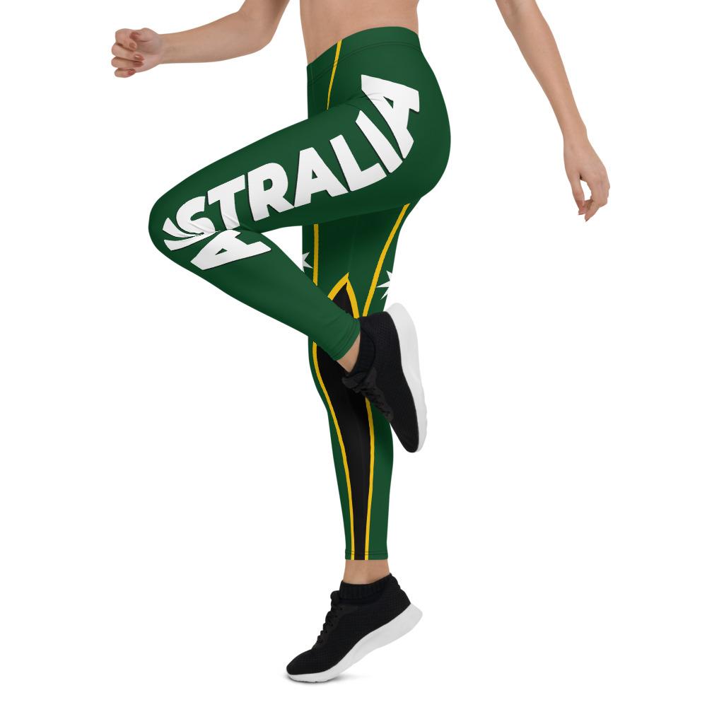 leggings-australian-coat-of-arms-green-tight-pants-women