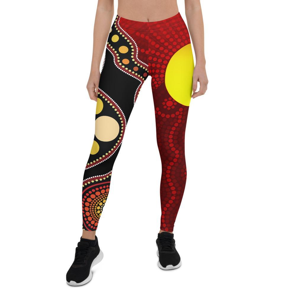 aboriginal-leggings-australia-aboriginal-lives-matter-flag-circle-dot-painting-art-tight-pants