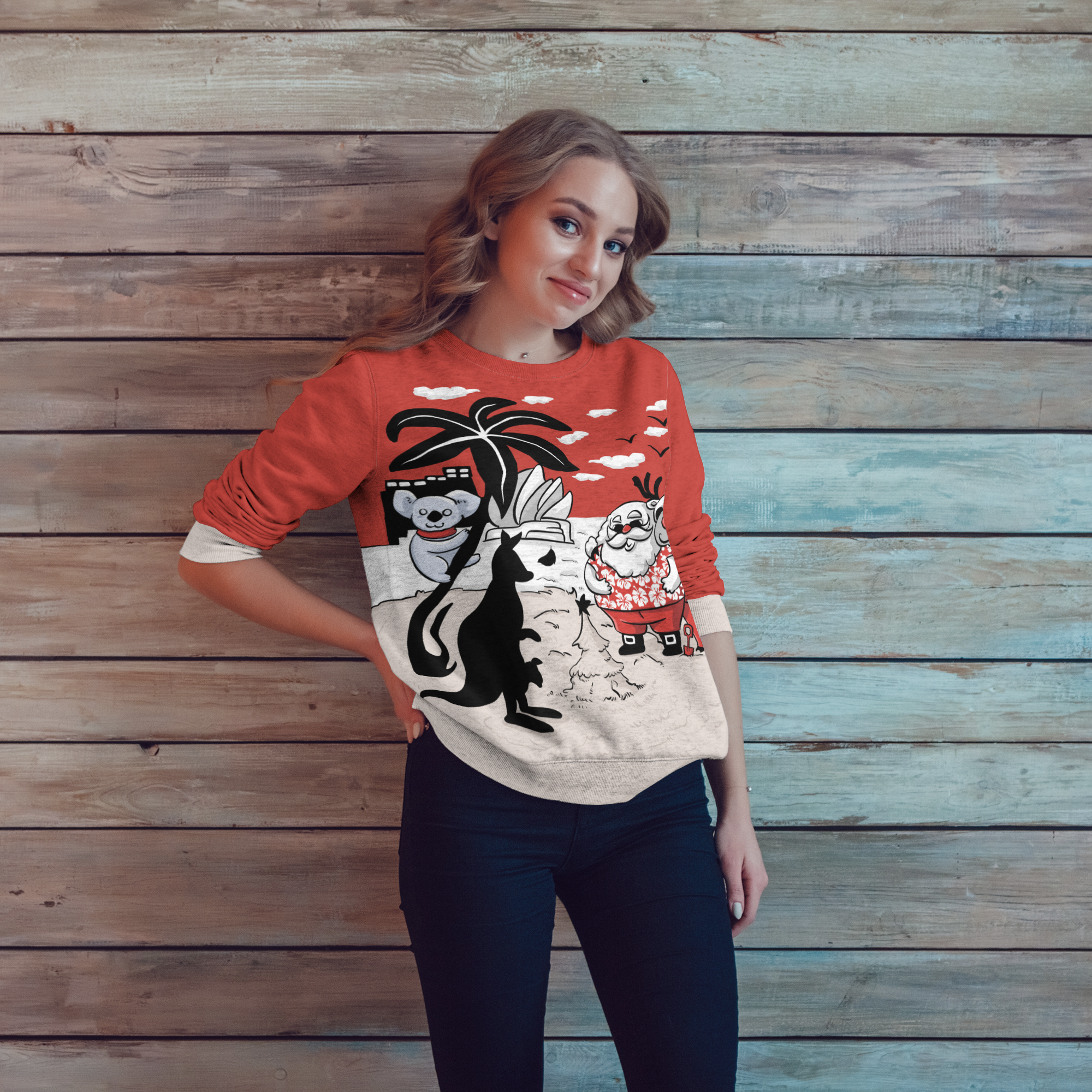 christmas-sweatshirt-sydney-opera-santa-clause-kangaroo-ver02