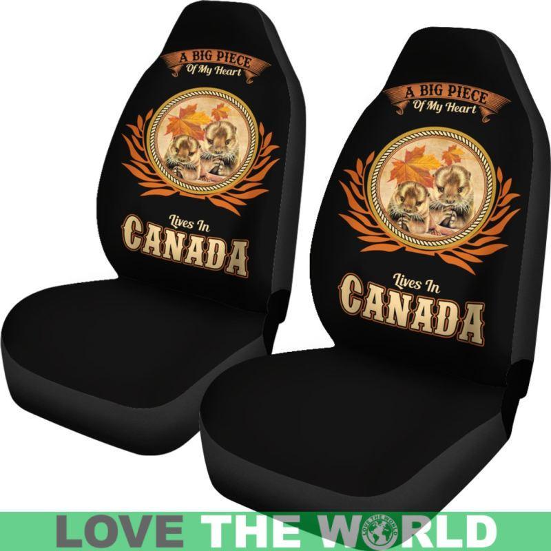 my-heart-live-in-canada-car-seat-covers