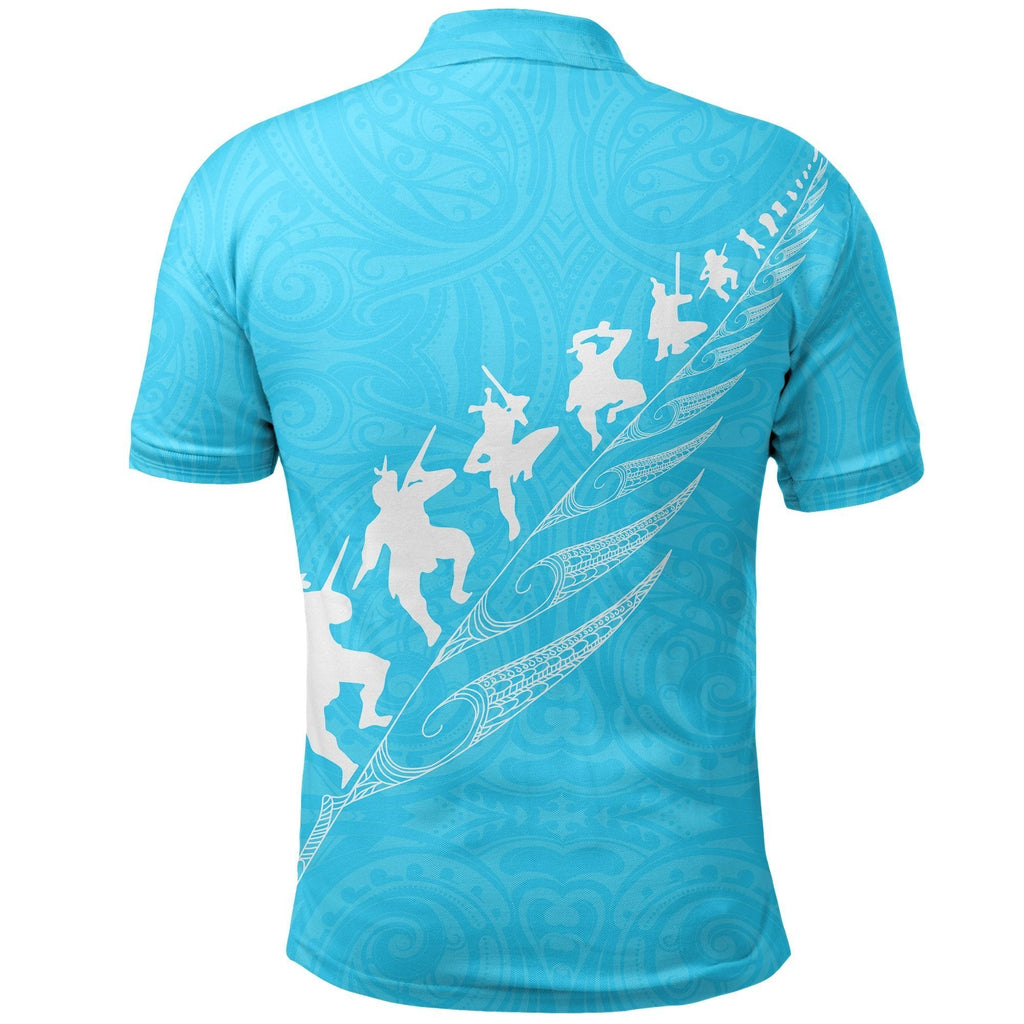 rugby-haka-fern-polo-t-shirt-blue