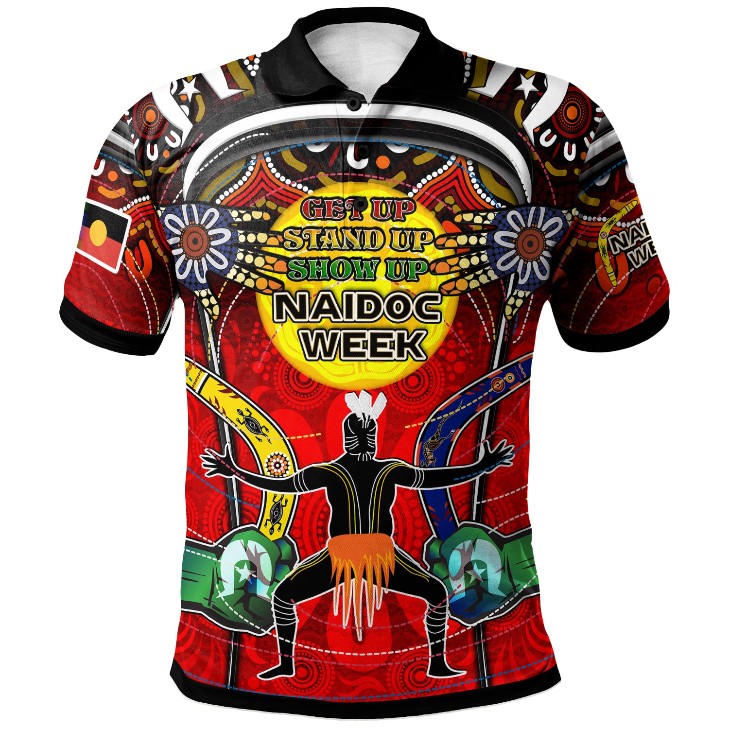 australia-naidoc-week-2023-polo-shirt-custom-celebrate-naidoc-week-aboriginal-inspired-culture-get-up-stand-up-show-up-polo-shirt