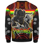 panthers-rugby-sweatshirt-custom-black-panther-with-aboriginal-contemporary-dot-painting-pattern-sweatshirt