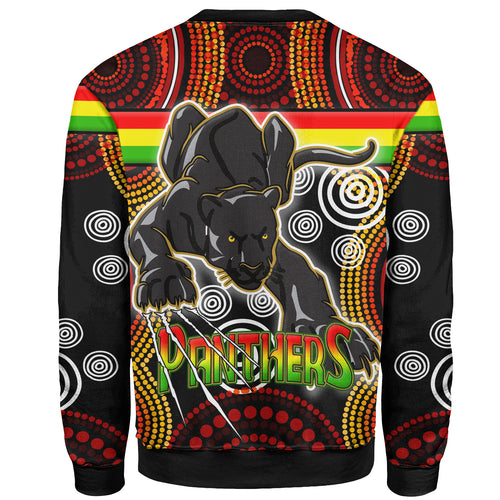 panthers-rugby-sweatshirt-custom-black-panther-with-aboriginal-contemporary-dot-painting-pattern-sweatshirt