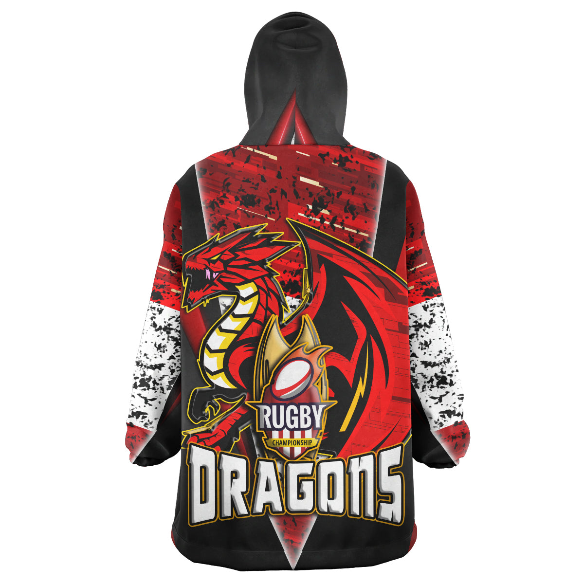 st-george-rugby-snug-hoodie-custom-dragon-rugby-cup-final-series-champions-sport-style-personalised-player-and-number-oodie-blanket