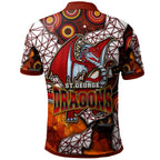st-george-rugby-polo-shirt-custom-dragon-fire-rugby-with-aboriginal-art-personalised-player-and-number-polo-shirt