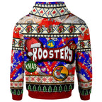 roosters-rugby-christmas-hoodie-custom-xmas-roosters-christmas-balls-snowflake-with-aboriginal-patterns-hoodie