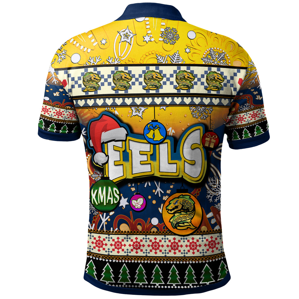 eels-rugby-christmas-polo-shirt-custom-xmas-eels-christmas-balls-snowflake-with-aboriginal-patterns-polo-shirt
