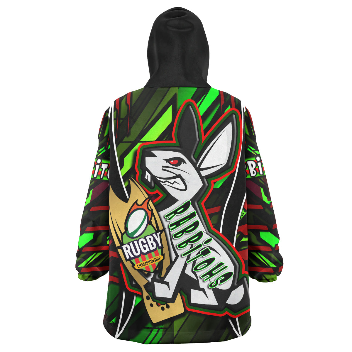 rabbitohs-rugby-snug-hoodie-custom-rabbitohs-league-final-series-champions-personalised-name-and-number-oodie-blanket