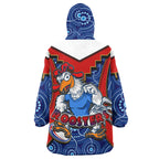 roosters-rugby-snug-hoodie-custom-rooster-with-rugby-ball-aboriginal-dot-painting-personalised-player-and-number-oodie-blanket