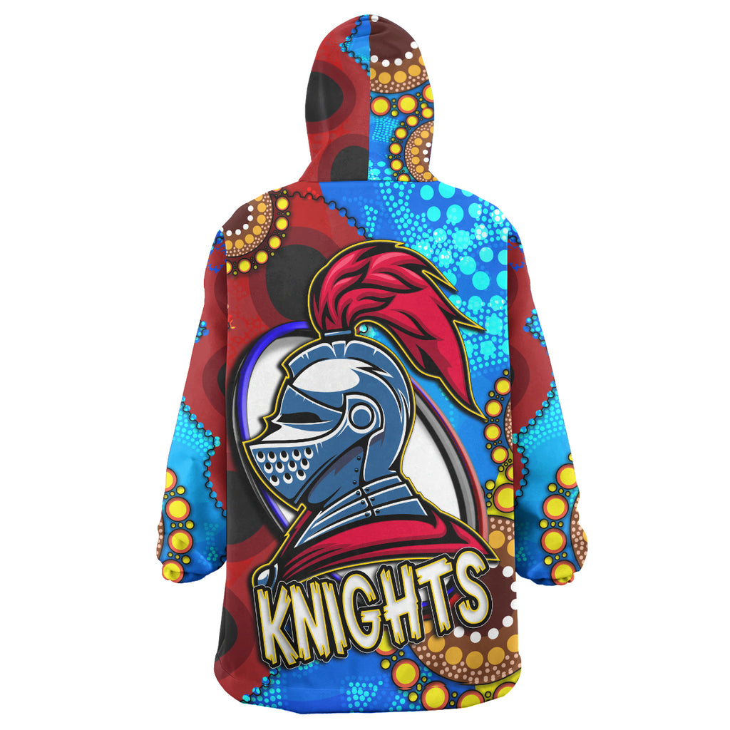 knights-rugby-snug-hoodie-custom-knights-ball-australian-aboriginal-painting-personalised-player-and-number-oodie-blanket
