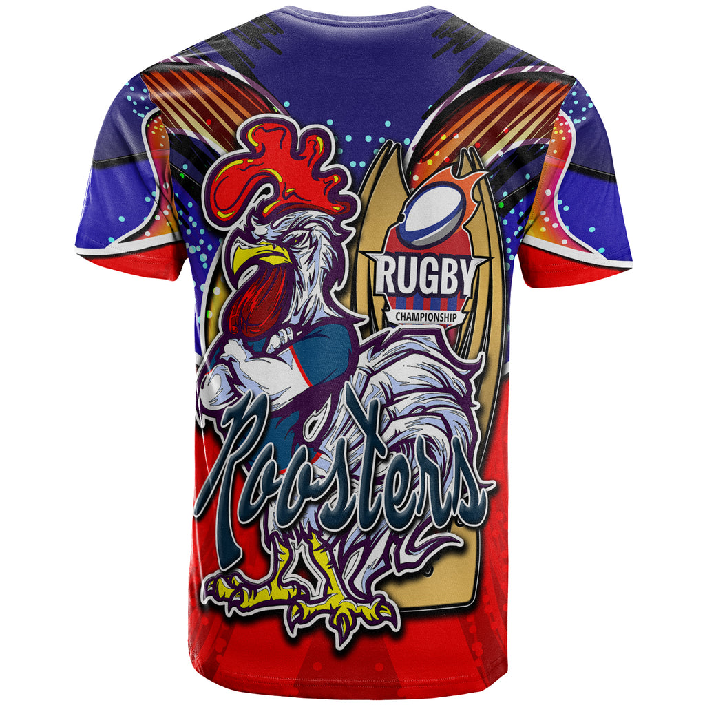 roosters-rugby-t-shirt-custom-rooster-mascot-with-cup-nrl-grand-final-player-and-number-t-shirt