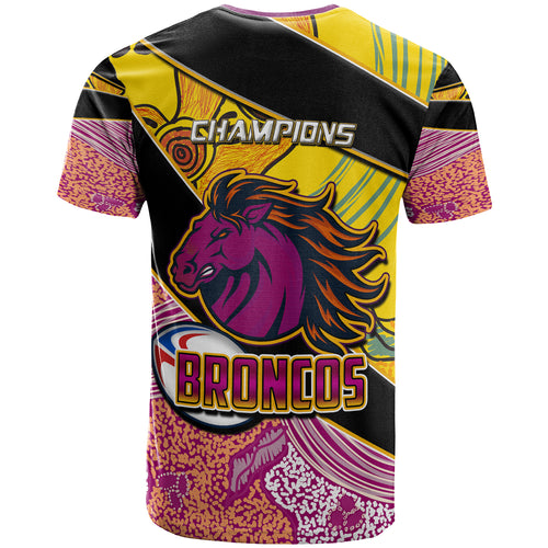 broncos-rugby-t-shirt-custom-broncos-horse-rugby-with-aboriginal-dot-painting-personalised-player-and-number-t-shirt