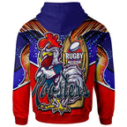 roosters-rugby-hoodie-custom-rooster-mascot-with-cup-nrl-grand-final-player-and-number-hoodie