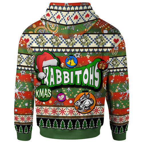 rabbitohs-rugby-christmas-hoodie-custom-xmas-rabbitohs-christmas-balls-snowflake-with-aboriginal-patterns-hoodie