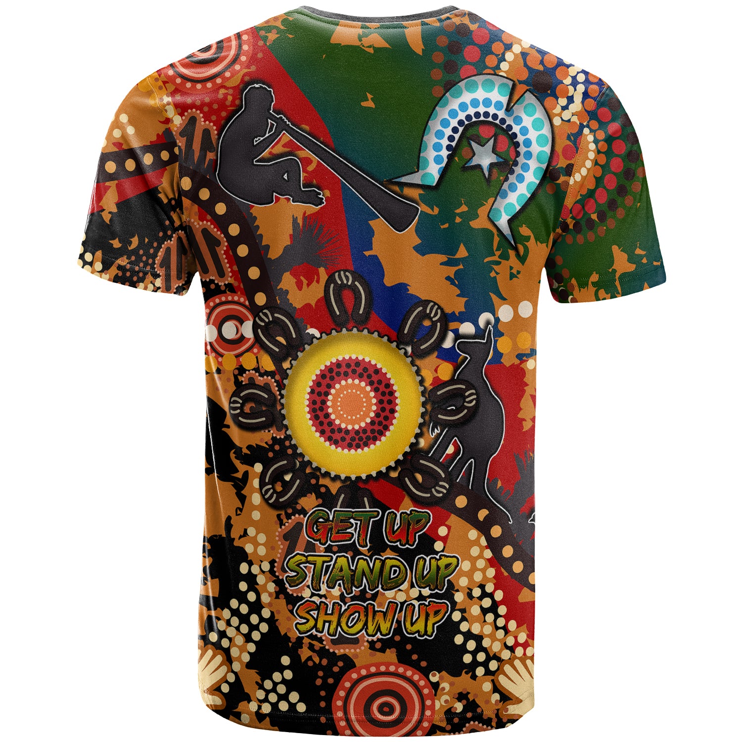 australia-naidoc-week-2023-t-shirt-custom-naidoc-week-2023-aboriginal-inspired-dot-art-painting-with-native-kangaroo-get-up-stand-up-show-up-t-shirt