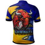 cowboys-rugby-polo-shirt-custom-bull-rugby-ball-with-aboriginal-style-pattern-personalised-player-and-number-polo-shirt