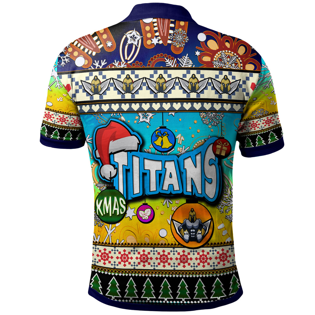 titans-rugby-christmas-polo-shirt-custom-xmas-titans-christmas-balls-snowflake-with-aboriginal-patterns-polo-shirt