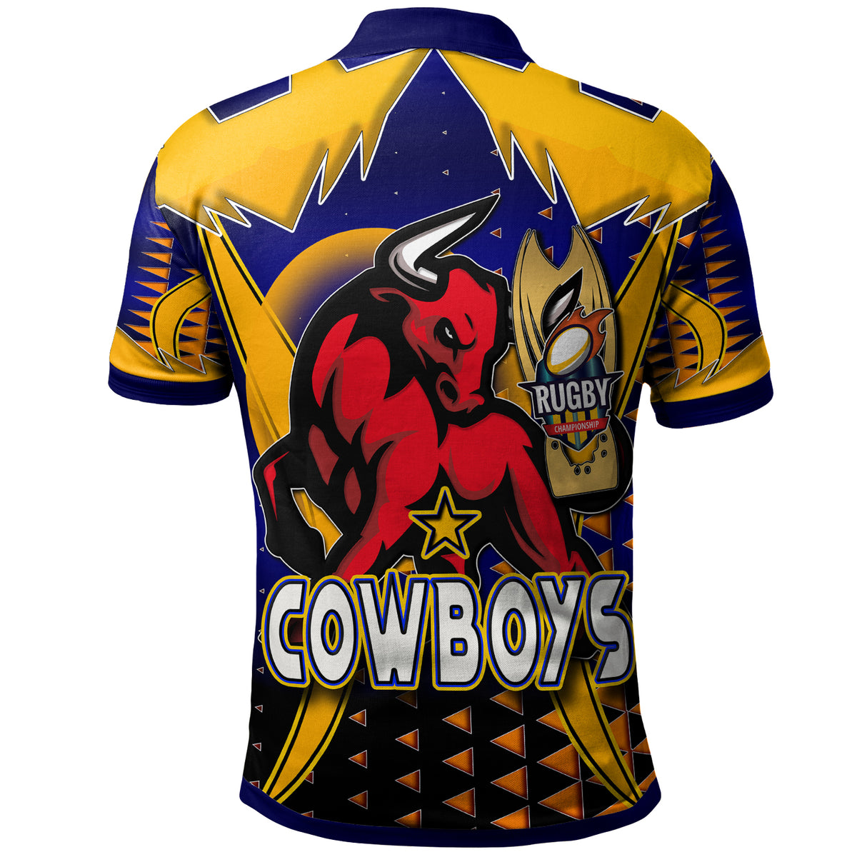 cowboys-rugby-polo-shirt-custom-bull-rugby-cup-final-series-champions-sport-style-personalised-player-and-number-polo-shirt