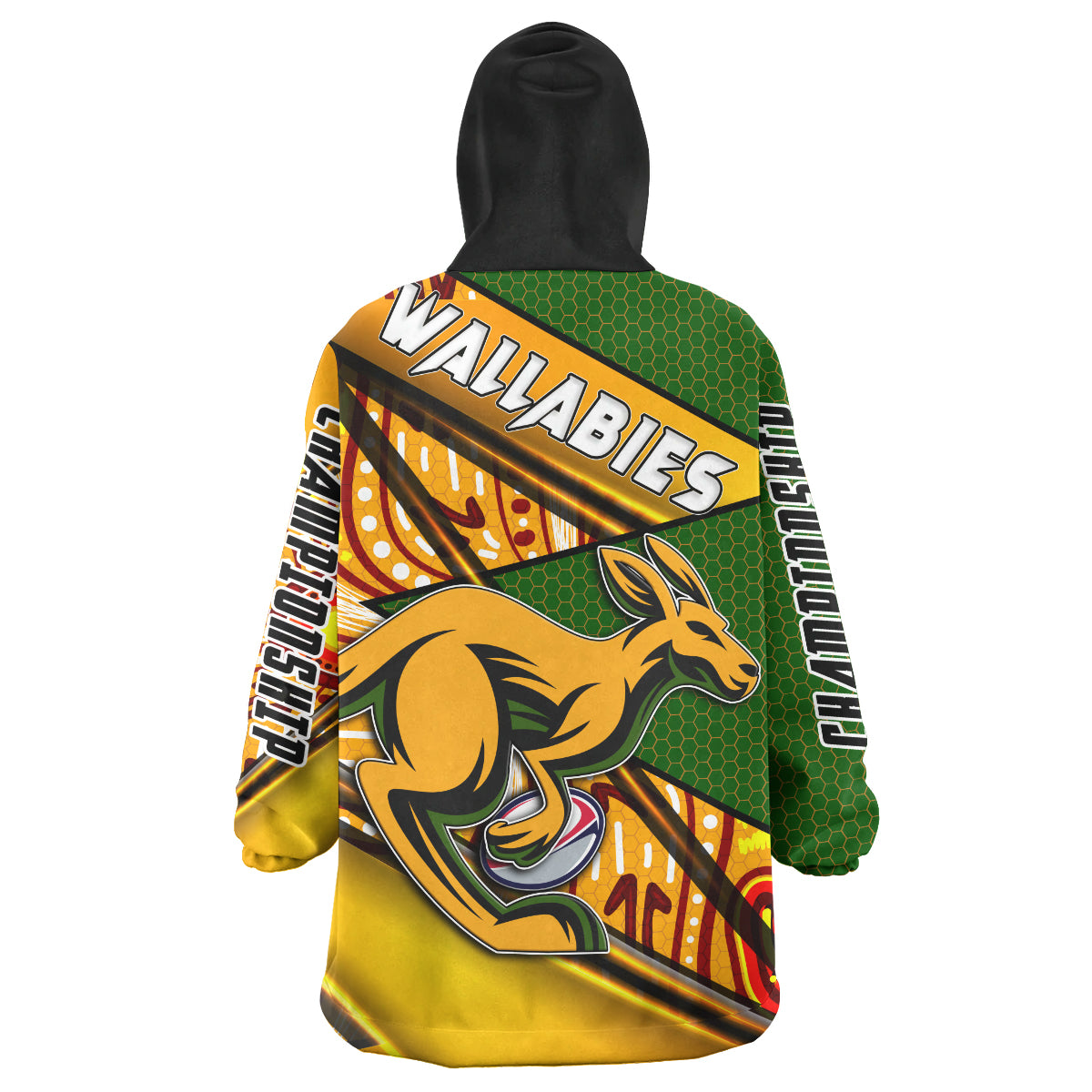 wallabies-rugby-snug-hoodie-custom-kangaroo-rugby-ball-rugby-championship-personalised-player-and-number-oodie-blanket