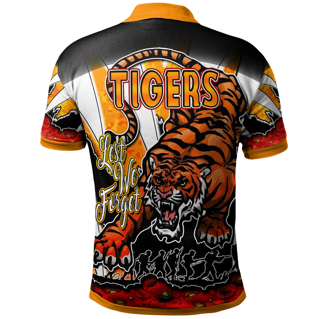 tigers-rugby-polo-shirt-custom-tigers-lest-we-forget-and-poppies-polo-shirt