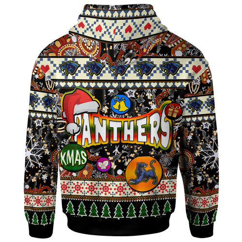 panthers-rugby-christmas-hoodie-custom-xmas-panthers-christmas-balls-snowflake-with-aboriginal-patterns-hoodie