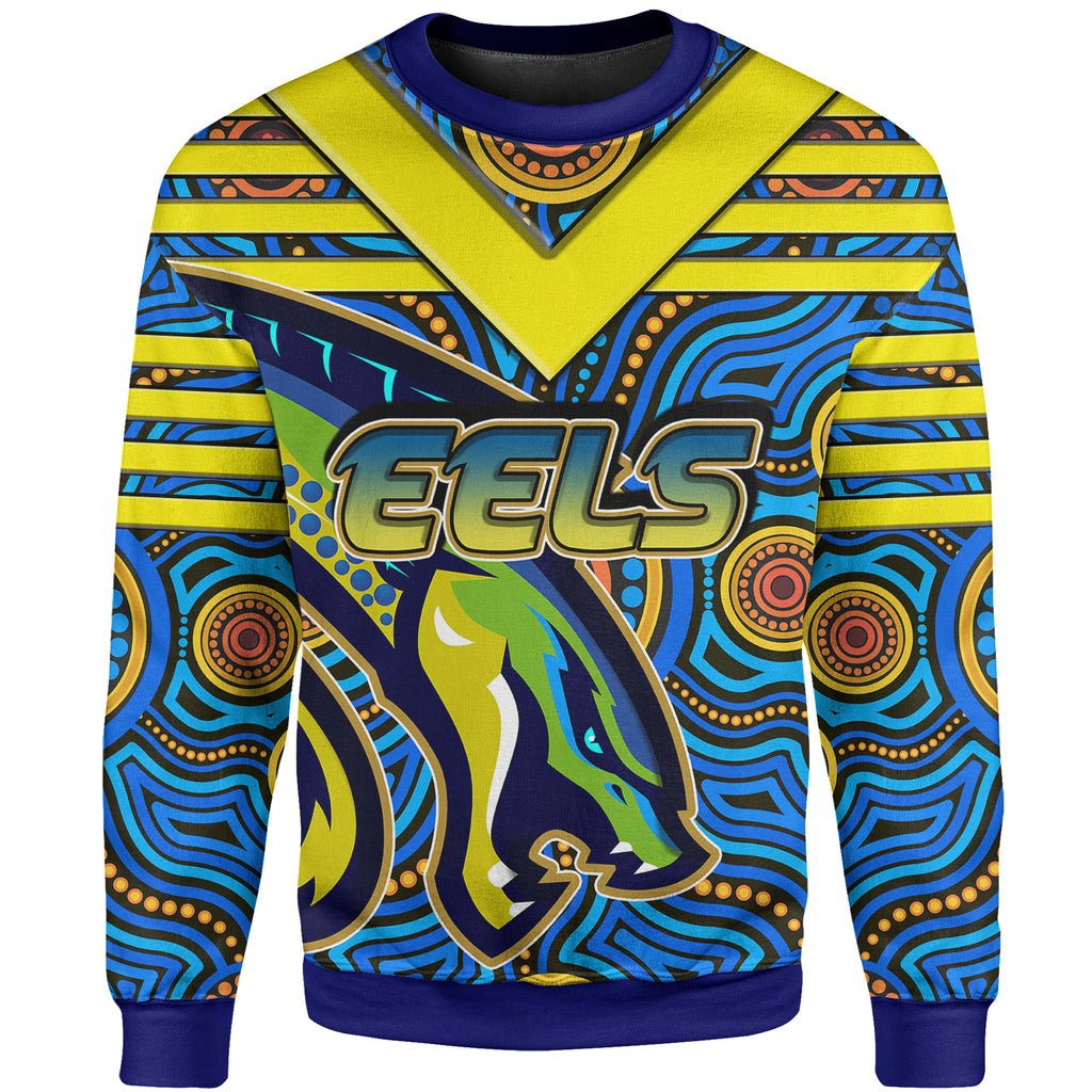 eels-rugby-sweatshirt-custom-electric-eel-with-aboriginal-patterns-sweatshirt