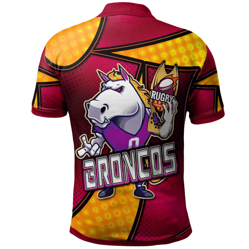 broncos-rugby-polo-shirt-custom-broncos-horse-rugby-nrl-grand-final-with-dot-painting-personalised-player-and-number-polo-shirt