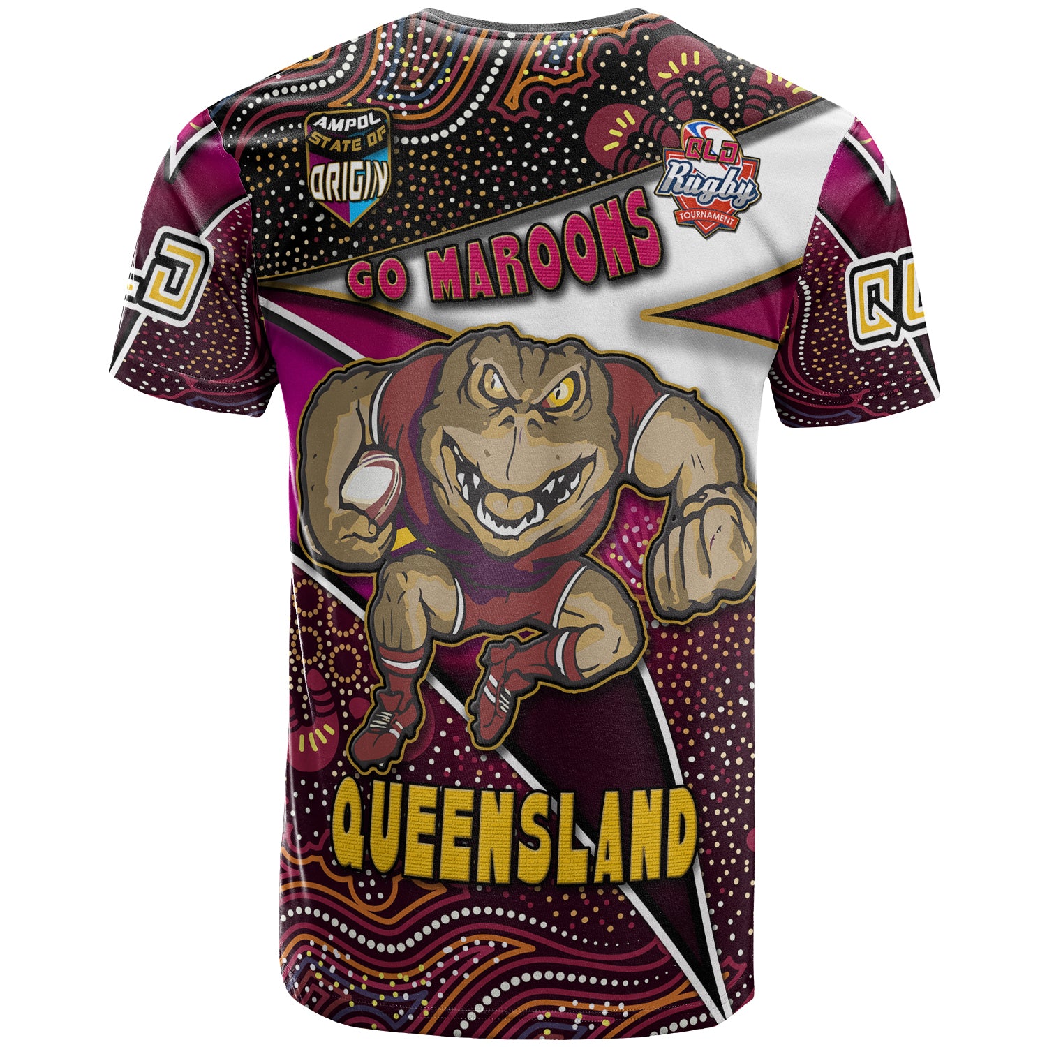 queensland-rugby-league-team-t-shirt-custom-queensland-maroons-with-aboriginal-patterns-state-of-origin-t-shirt