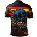panthers-rugby-polo-shirt-custom-panther-with-aboriginal-style-of-dot-painting-personalised-player-and-number-polo-shirt