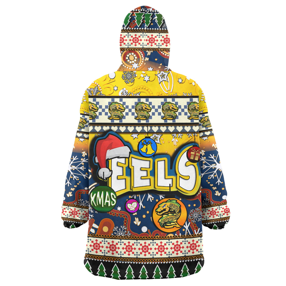 eels-rugby-christmas-snug-hoodie-custom-xmas-eels-christmas-balls-snowflake-with-aboriginal-patterns-wearable-blanket-hoodie