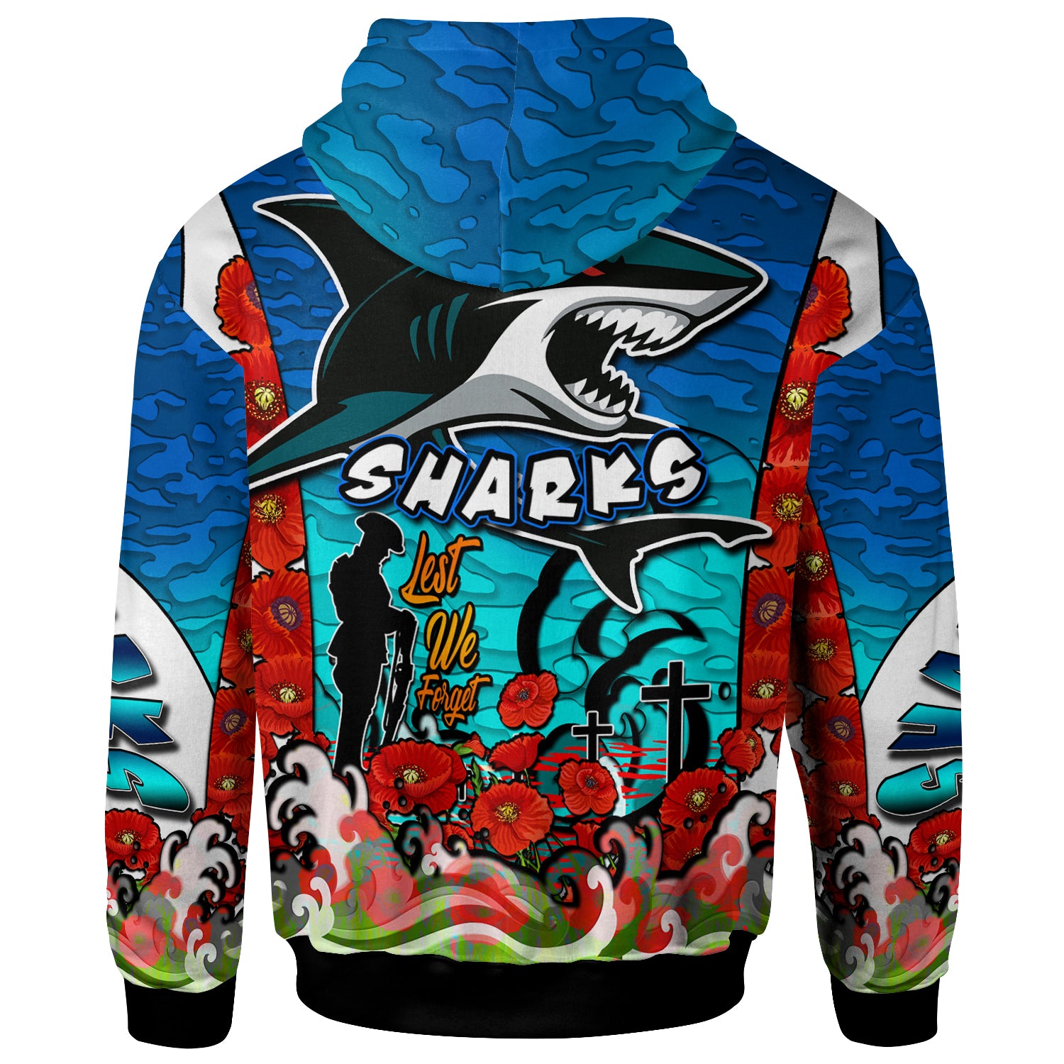 copy-of-sea-eagle-rugby-hoodie-custom-sea-eagle-remembrance-day-quotes-and-poppies-hoodie