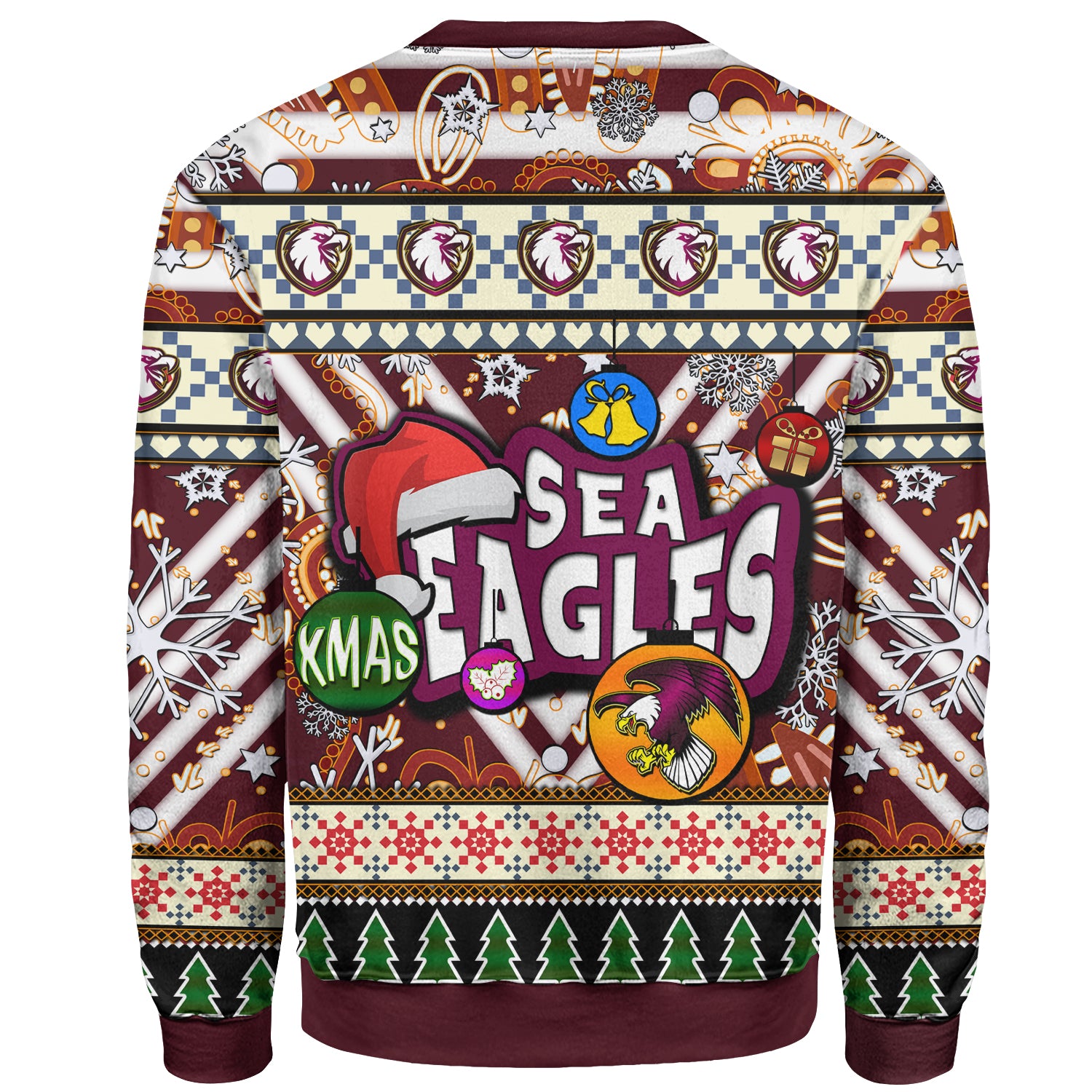 sea-eagle-rugby-christmas-sweatshirt-custom-xmas-sea-eagle-christmas-balls-snowflake-with-aboriginal-patterns-sweatshirt