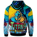 nrlw-titans-rugby-hoodie-custom-titans-womens-rugby-league-aboriginal-dot-painting-player-and-number-woman-hoodie