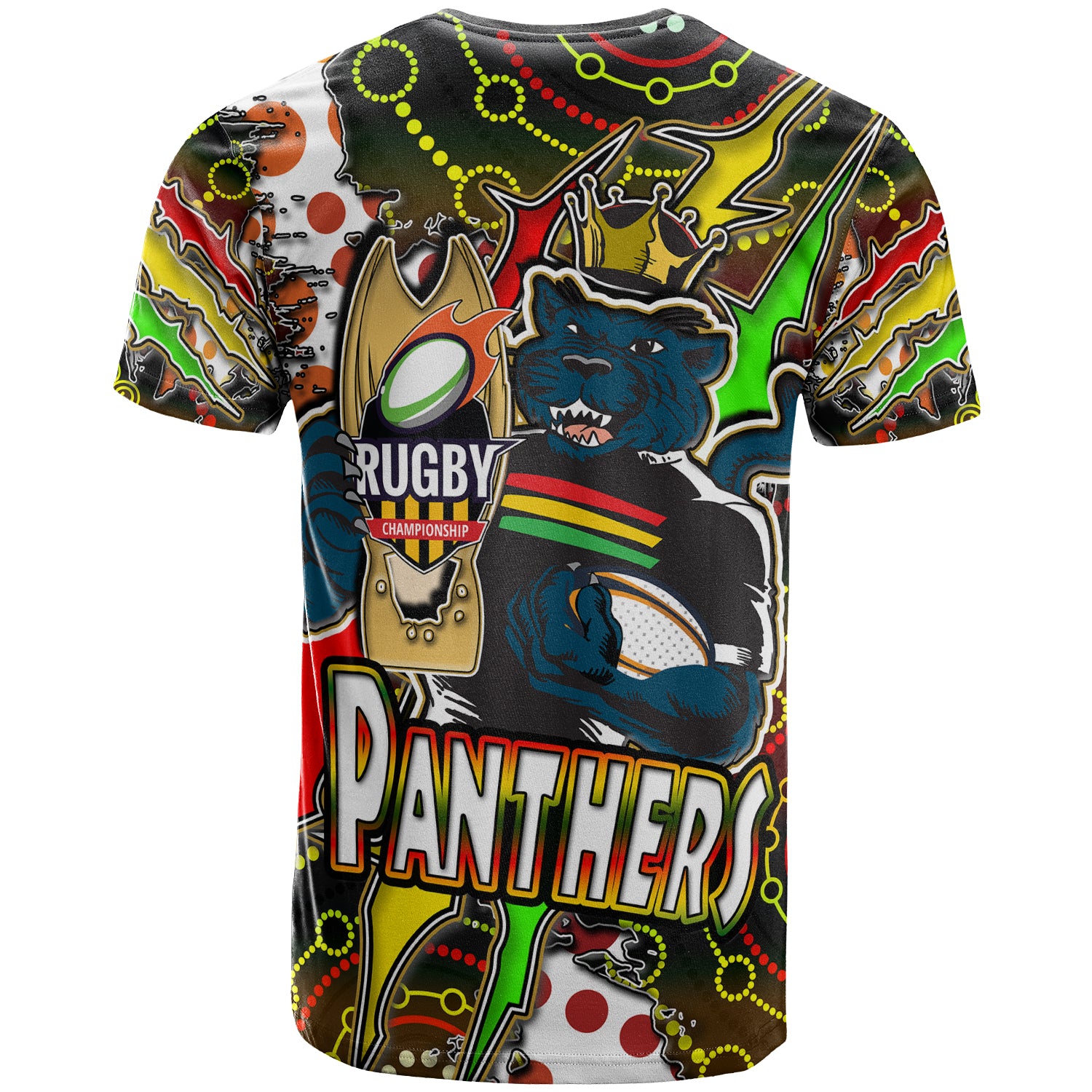 panthers-rugby-t-shirt-custom-panthers-rugby-nrl-grand-final-aboriginal-art-personalised-player-and-number-t-shirt