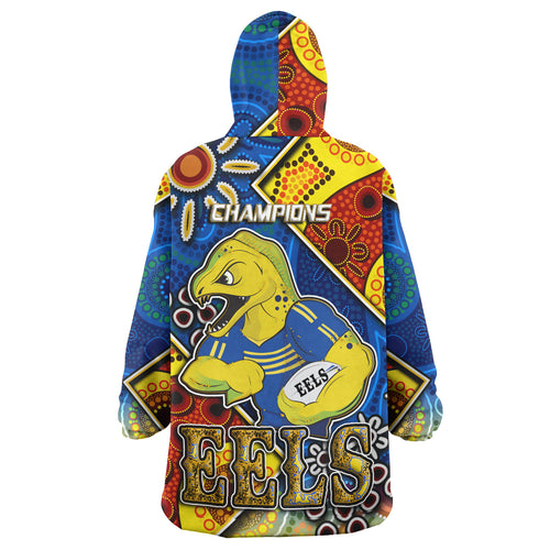 eels-rugby-snug-hoodie-custom-eels-rugby-ball-with-aboriginal-art-personalised-player-and-number-oodie-blanket