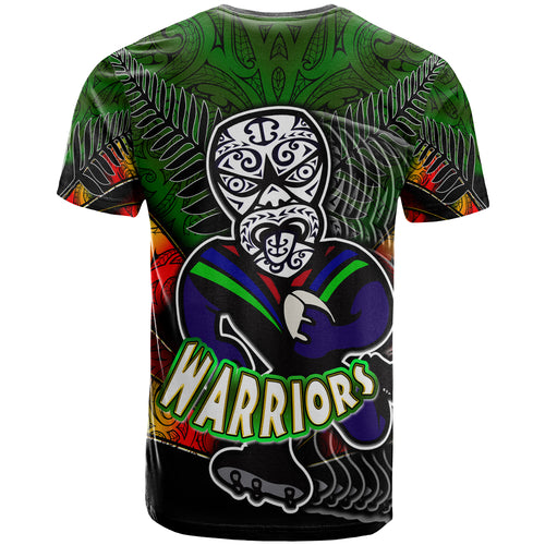 warriors-rugby-t-shirt-custom-warrios-maori-mask-rugby-player-maori-style-ethnic-ornament-pattern-player-and-number-t-shirt