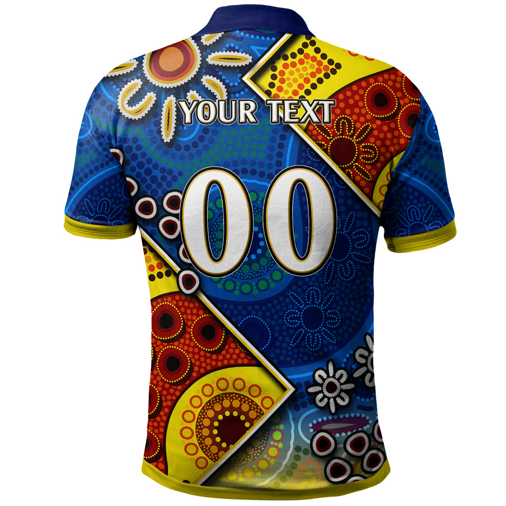 eels-rugby-polo-shirt-custom-eels-rugby-ball-with-aboriginal-art-personalised-player-and-number-polo-shirt