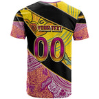 broncos-rugby-t-shirt-custom-broncos-horse-rugby-with-aboriginal-dot-painting-personalised-player-and-number-t-shirt