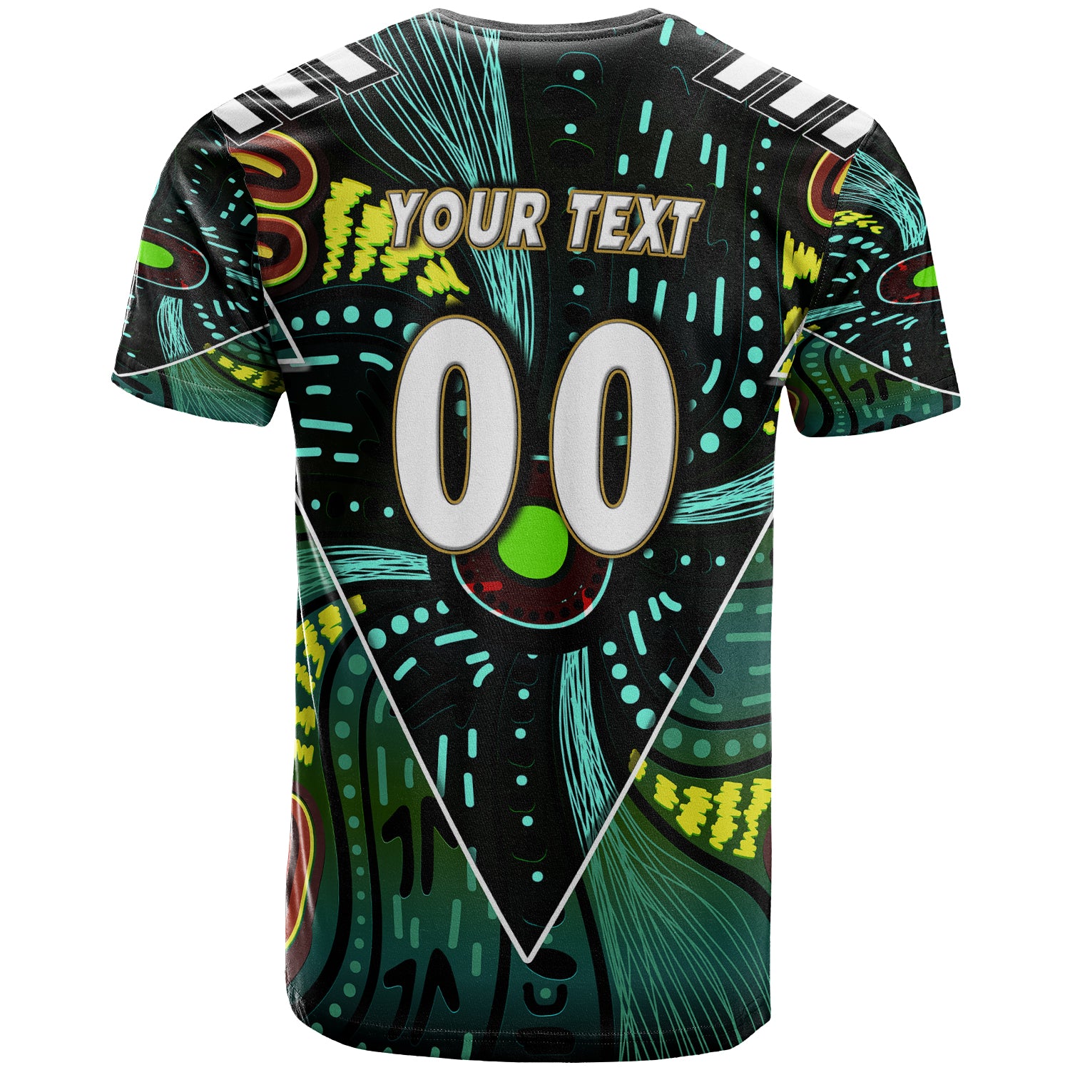 wallabies-rugby-t-shirt-custom-kangaroo-rugby-championship-sport-aboriginal-culture-personalised-player-and-number-t-shirt